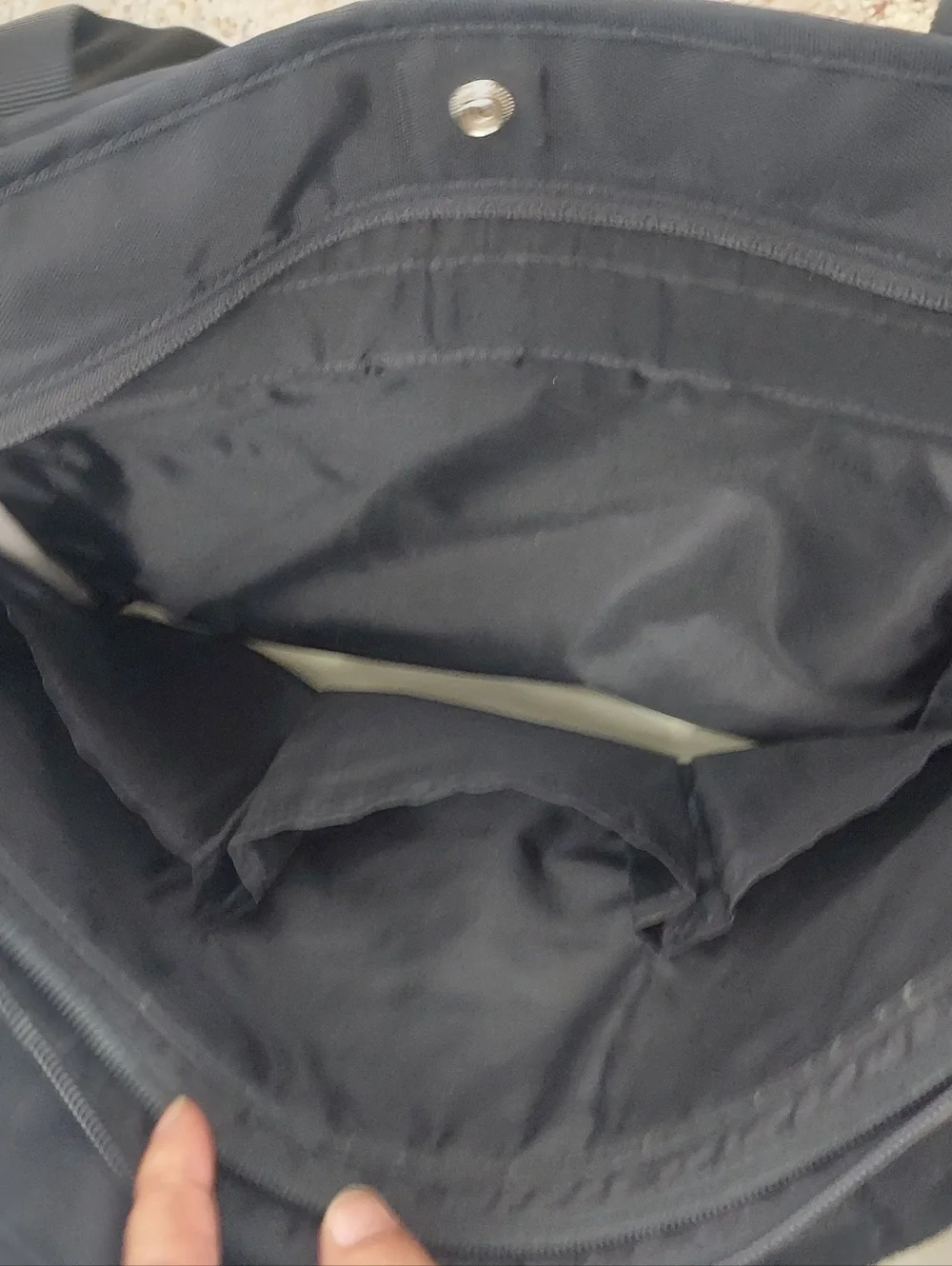 Timbuk2 Black Cargo Tote Bag Laptop Travel Commuter